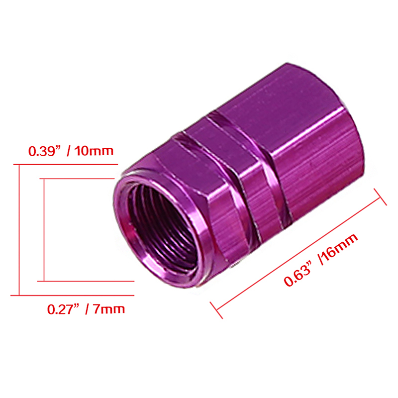 Purple Aluminum Car Tyre Air Valve Caps Bicycle Tire Valve Cap Car Wheel Styling eBay